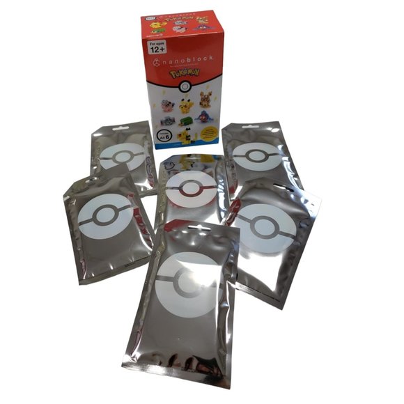 Nanoblock - Pokemon Type Electric Set 1Set of 6 unique characters! - Picture 2 of 5